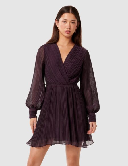 Genevieve Crinkle Mini Dress