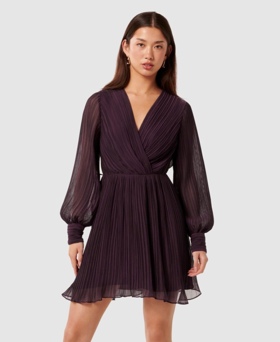 Genevieve Crinkle Mini Dress