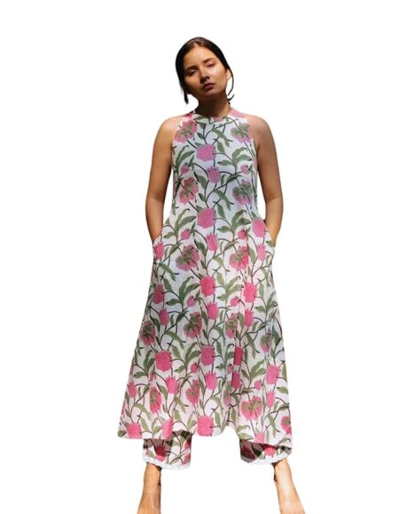 Women Rayon A-Line Regular Fit Kurta Set