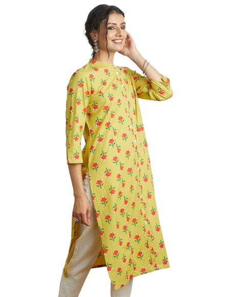 Women’s Cotton Regular Fit Kurta