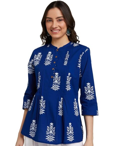Women’s Cotton A-Line Short Kurti