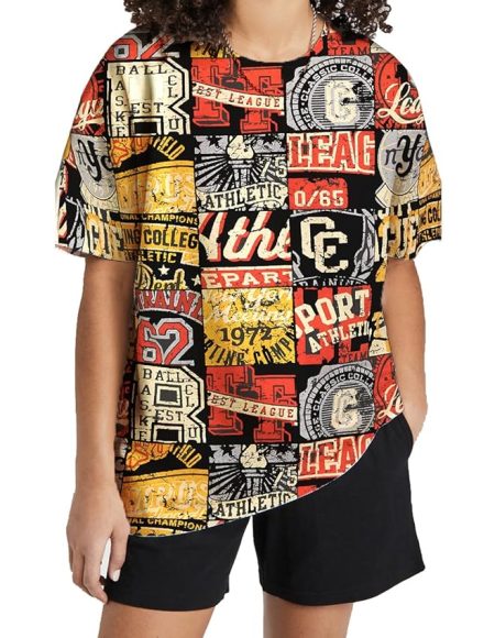 Wide Fit Half Sleeves Cotton Round Neck T-Shirt for Womens