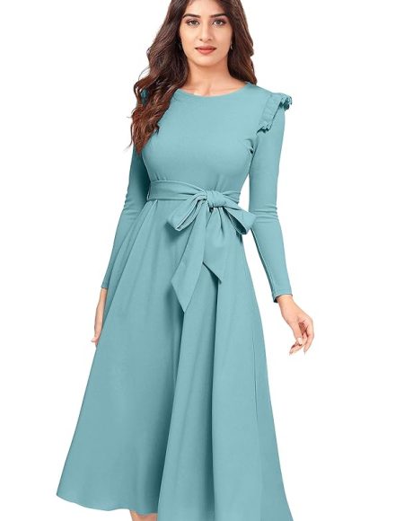 WOMEN’S A-LINE MAXI DRESS